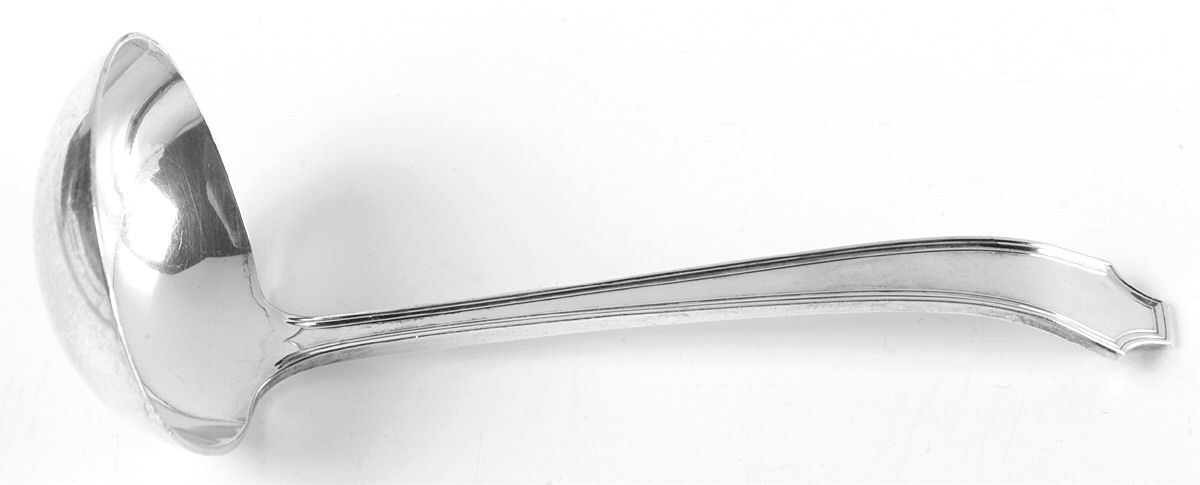 Legacy (Silverplate, 1928, Monograms) Solid Gravy Ladle by International Silver-1