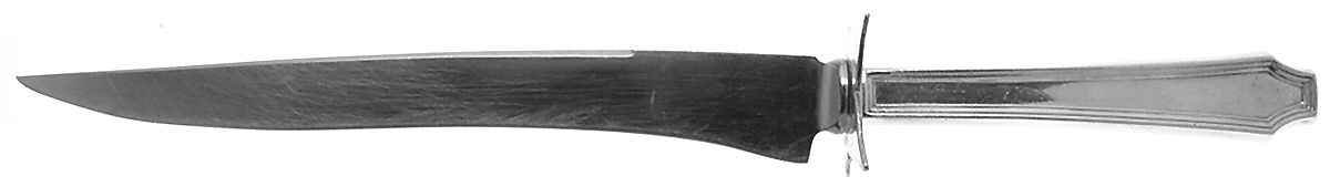 Legacy (Silverplate, 1928, Monograms) Large Stainless Blade Roast Carving Knife by International Silver-1