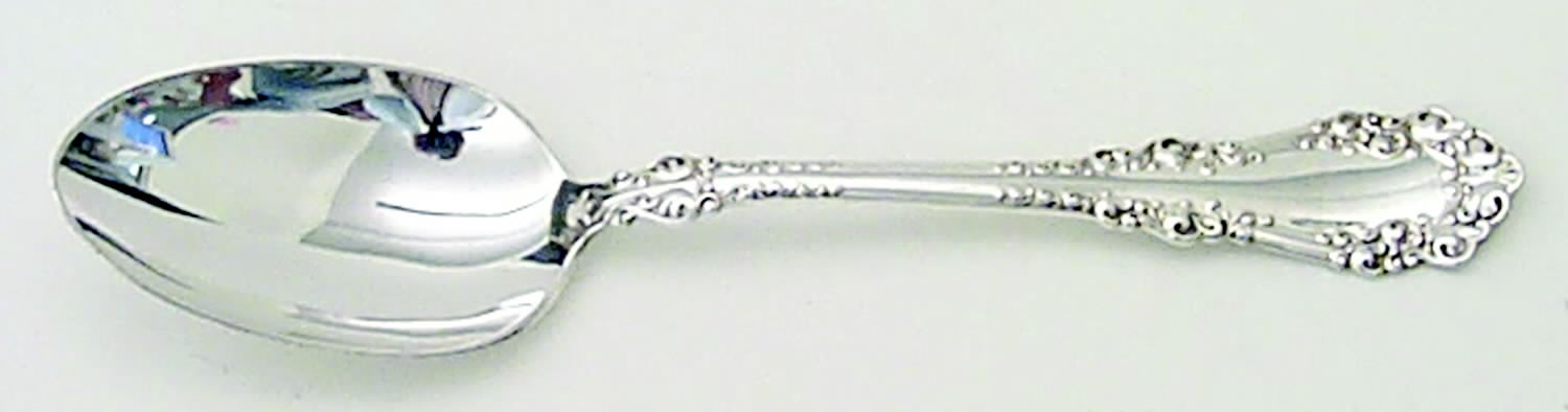 Berkshire (Silverplate, 1897, Monograms) Tablespoon (Serving Spoon) by International Silver-1