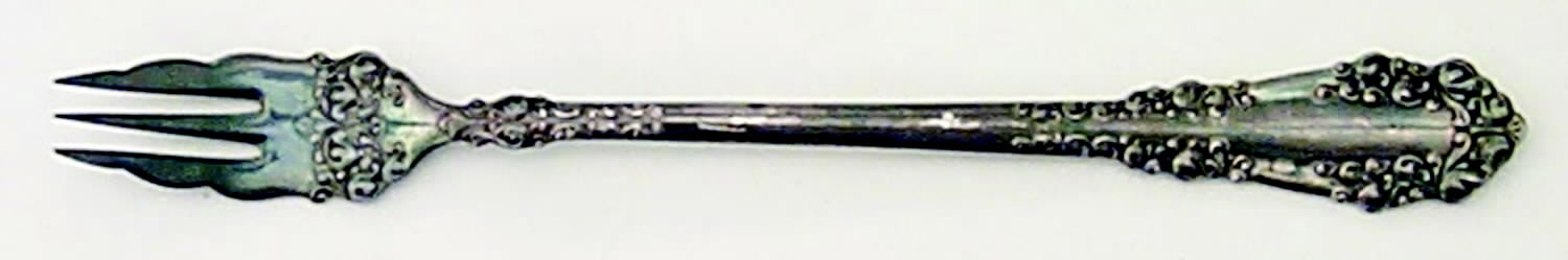 Berkshire (Silverplate, 1897, Monograms) Oyster Fork by International Silver-1