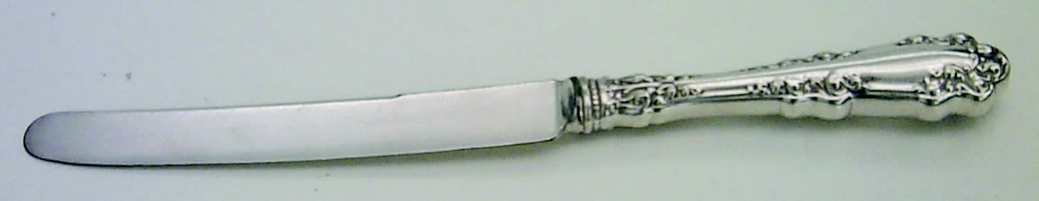 Berkshire (Silverplate, 1897, Monograms) Old French Hollow Knife by International Silver-1