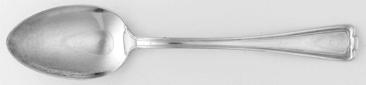 Cromwell (Silverplate, 1912, Monograms) Place/Oval Soup Spoon by International Silver-1