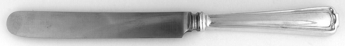Cromwell (Silverplate, 1912, Monograms) Old French Hollow Knife with Bolster by International Silver-1