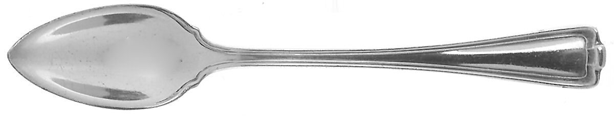 Cromwell (Silverplate, 1912, Monograms) Fruit/Orange Spoon by International Silver-1