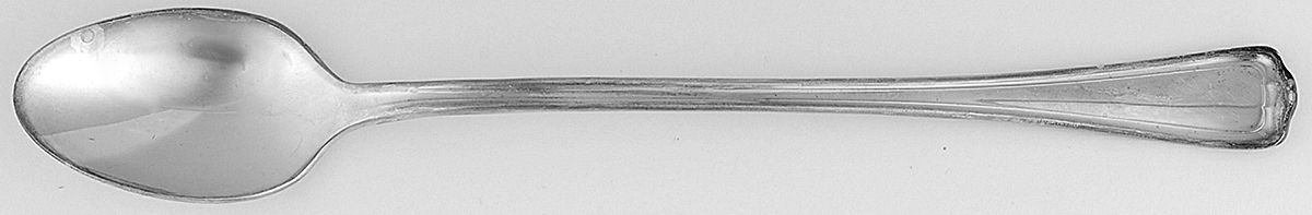 Cromwell (Silverplate, 1912, Monograms) Iced Tea Spoon by International Silver-1