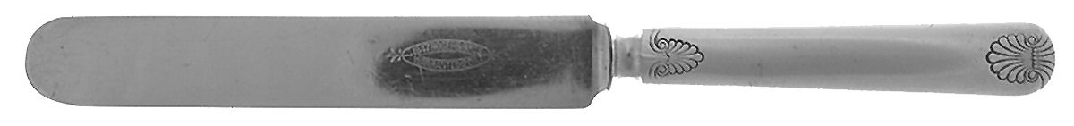 INS291 (SILVERPLATE) Blunt Solid Knife by International Silver-1