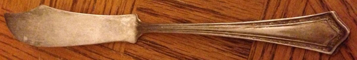 Sharon (Silverplate) Flat Handle Master Butter Knife by International Silver-1