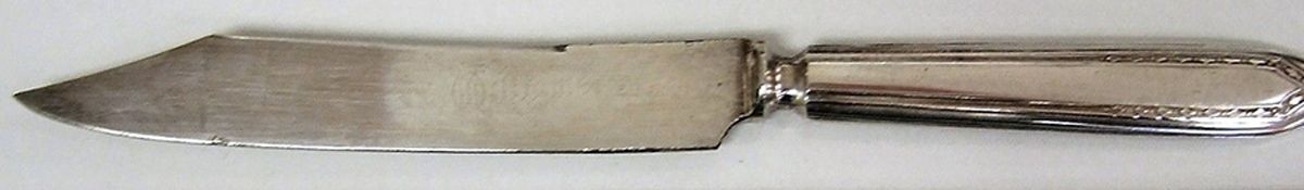 Sharon (Silverplate) Individual Fish Knife with Stainless Blade by International Silver-1