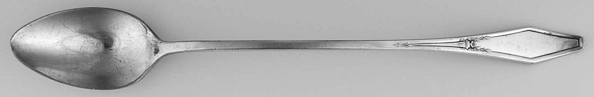 Jamestown (Silverplate, 1916, Monograms) Iced Tea Spoon by International Silver-1