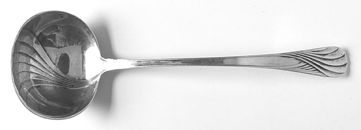 INS297 (STERLING) Solid Piece Cream Ladle by International Silver-1