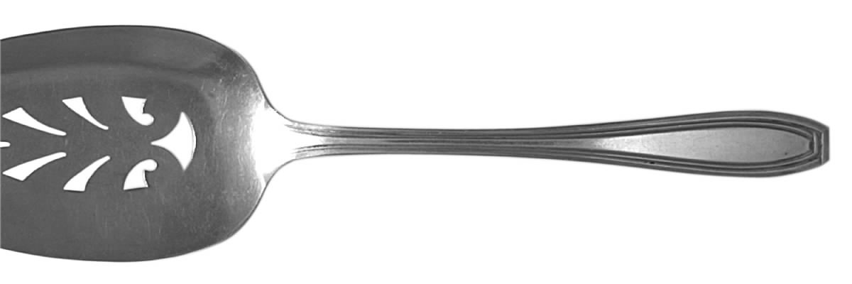 INS299 (SILVERPLATE) Solid Pierced Pie Server by International Silver-1