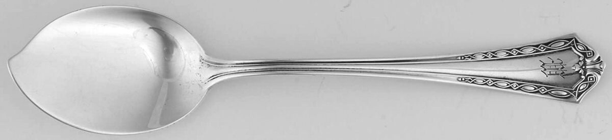 Florentine (Sterling, 1912, Large Solid Jelly Server by International Silver-1