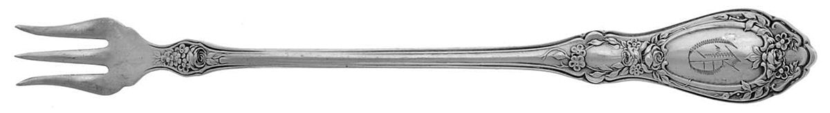 Sharon (Silverplate, 1910, Monograms) Oyster Fork by International Silver-1