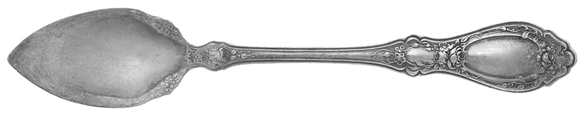 Sharon (Silverplate, 1910, Monograms) Fruit/Orange Spoon by International Silver-1