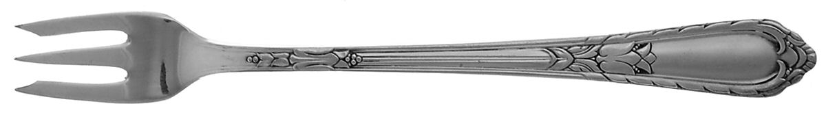 Masterpiece (Silverplate, 1932, Monograms) Cocktail/Seafood Fork by International Silver-1