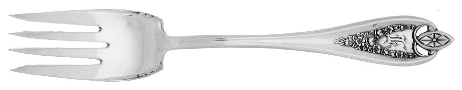 Old Colony (Silverplate, 1911, Monograms) Individual Salad Fork by International Silver-1