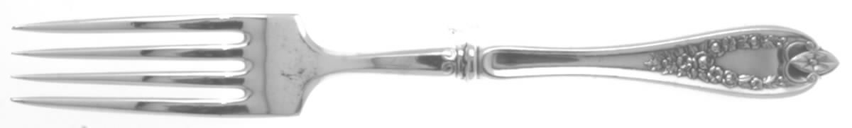 Old Colony (Silverplate, 1911, Monograms) Hollow Handle Fork by International Silver-1