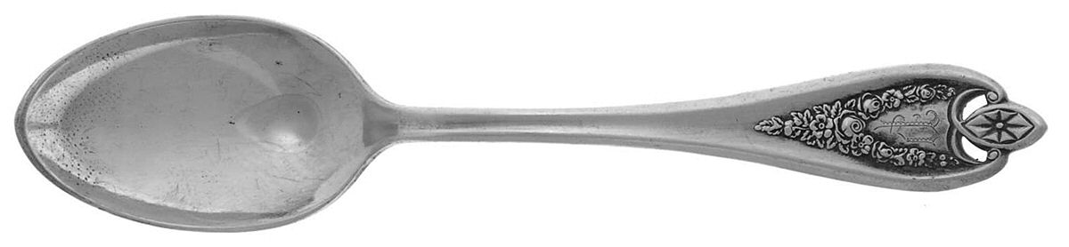 Old Colony (Silverplate, 1911, Monograms) Teaspoon by International Silver-1