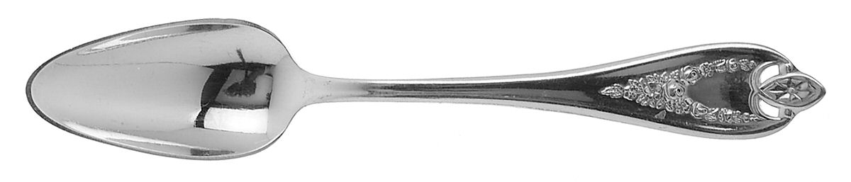 Old Colony (Silverplate, 1911, Monograms) Fruit/Orange Spoon by International Silver-1