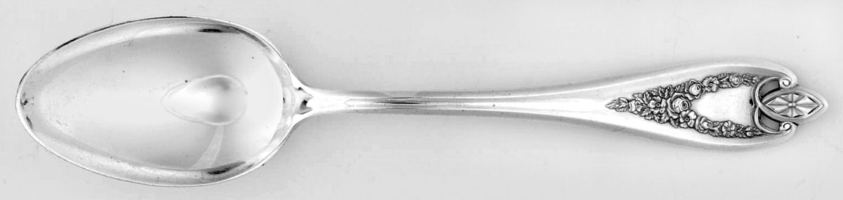 Old Colony (Silverplate, 1911, Monograms) Oval Place Soup Spoon by International Silver-1