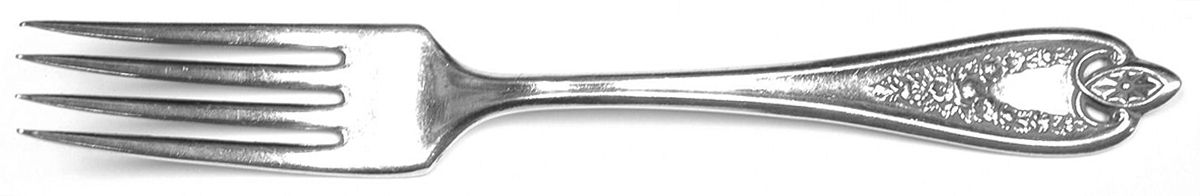 Old Colony (Silverplate, 1911, Monograms) Fork by International Silver-1