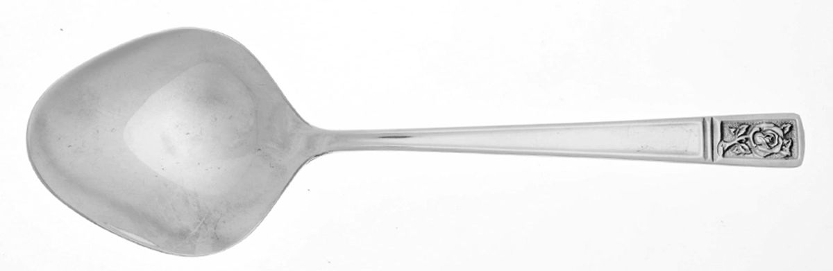 Silver Talisman (Silverplate) Solid Smooth Casserole Spoon by International Silver-1