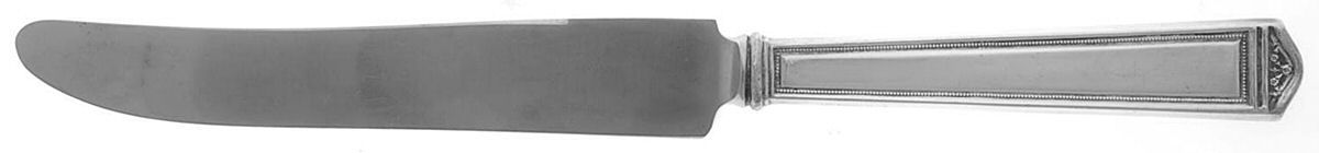Anniversary (Silverplate, 1923, Monograms) New French Hollow Knife by International Silver-1