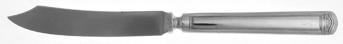 Anniversary (Silverplate, 1923, Monograms) Individual Solid Fruit Knife by International Silver-1