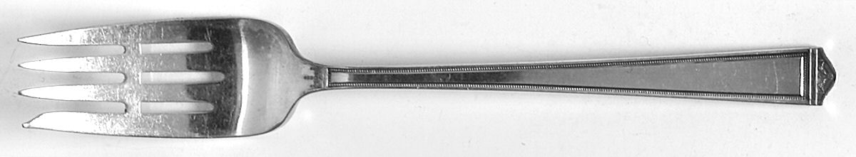 Anniversary (Silverplate, 1923, Monograms) Dessert Fork by International Silver-1