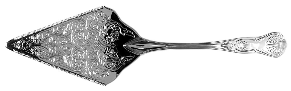 Kings (Silverplate, Giftware) Solid Pie Server by International Silver-1