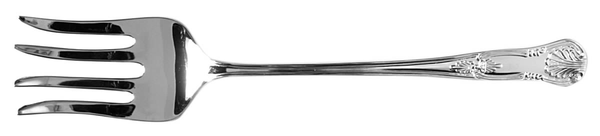 Kings (Silverplate, Giftware) Solid Serving Fork by International Silver-1