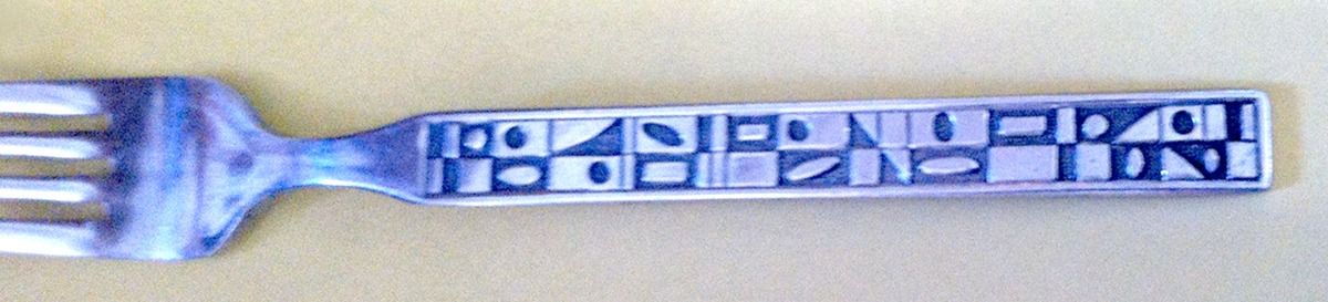 Geometric (Stainless) Fork by International Silver-1