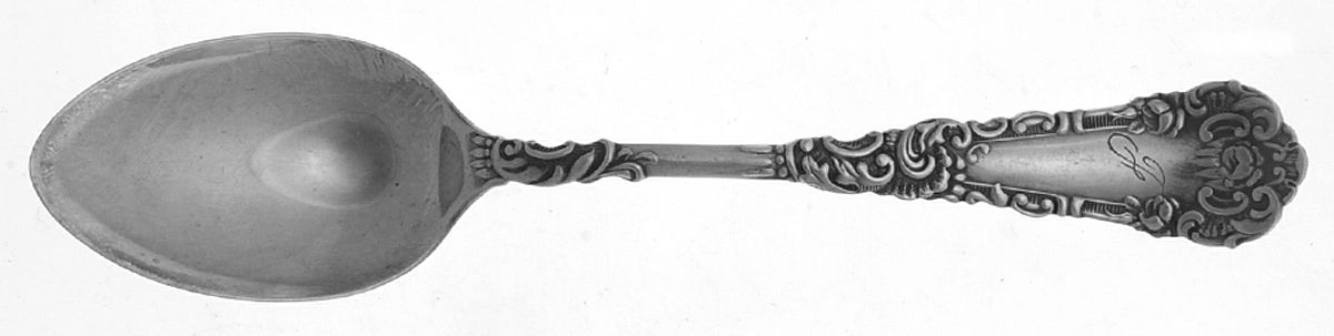 Yale I (Silverplate, 1894) Five O'Clock Teaspoon by International Silver-1