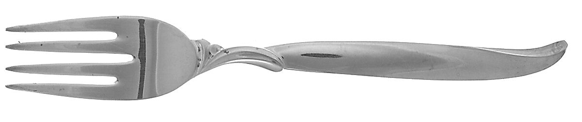 Flair (Silverplate, Gold Accent) Individual Salad Fork by International Silver-1