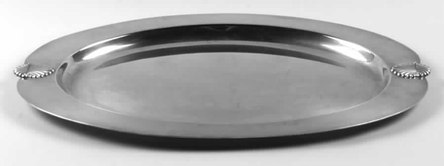 Falmouth (Sterling, Hollowware) Large Sterling Oval Platter by International Silver-1