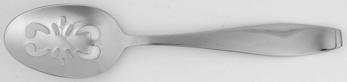 Cirque (Stainless) Pierced Tablespoon (Serving Spoon) by International Silver-1