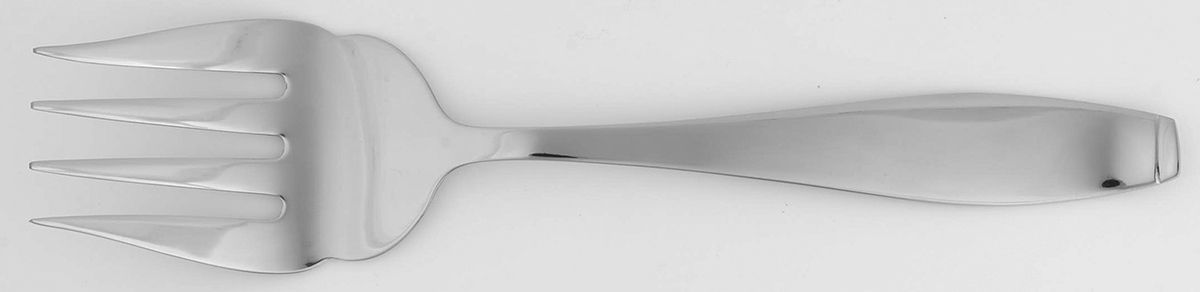 Cirque (Stainless) Medium Solid Cold Meat Serving Fork by International Silver-1