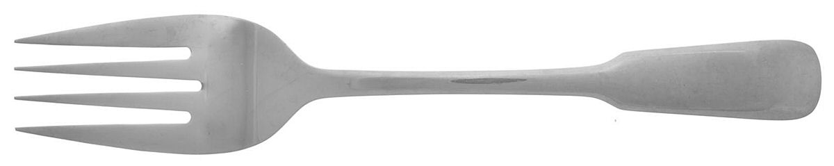 Elise (Stainless) Large Solid Cold Meat Serving Fork by International Silver-1