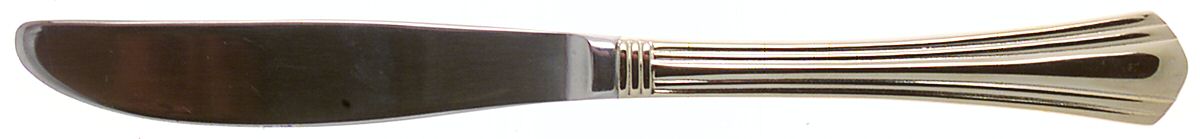 Gold Geneva (Gold Electroplate) Modern Solid Knife by International Silver-1