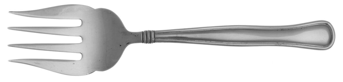 Madison (Stainless) Medium Solid Cold Meat Serving Fork by International Silver-1