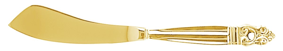 Royal Danish-Gold Vermeil (Sterling) Hollow Handle Master Butter Knife by International Silver-1