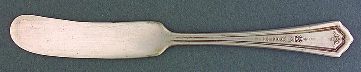 INS311 (SILVERPLATE) Flat Handle Butter Spreader by International Silver-1
