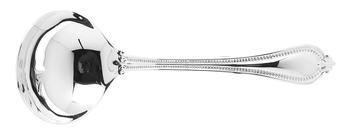 Yorkshire Bead (Silverplate) Solid Gravy Ladle by International Silver-1