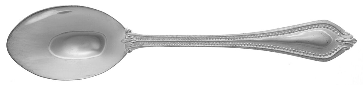 Yorkshire Bead (Silverplate) Place/Oval Soup Spoon by International Silver-1