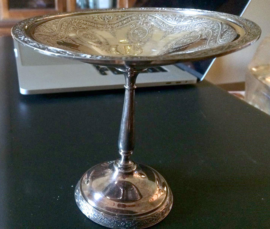 Duchesse (Silverplate, Hollowware) Round Compote (Height X Width) by International Silver-1