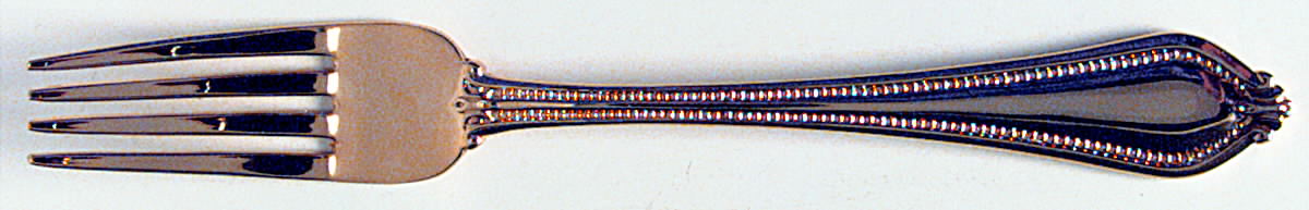 Yorkshire Bead-Gold (Gold Electroplate) Fork by International Silver-1