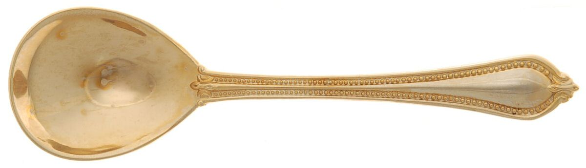 Yorkshire Bead-Gold (Gold Electroplate) Sugar Spoon by International Silver-1