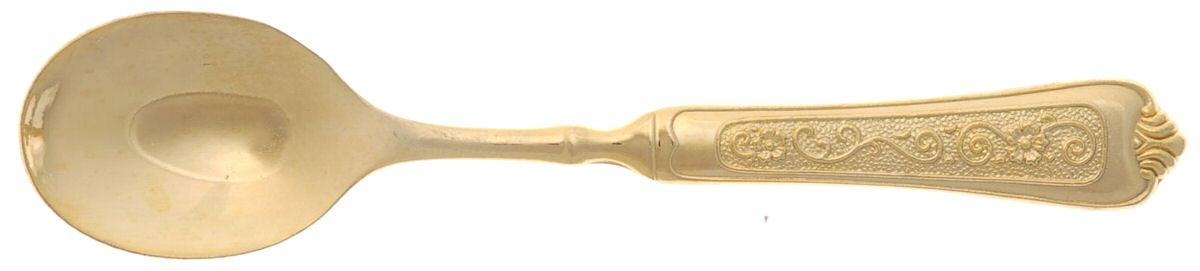 INS315 (GOLD ELECTROPLATE) Sugar Spoon by International Silver-1