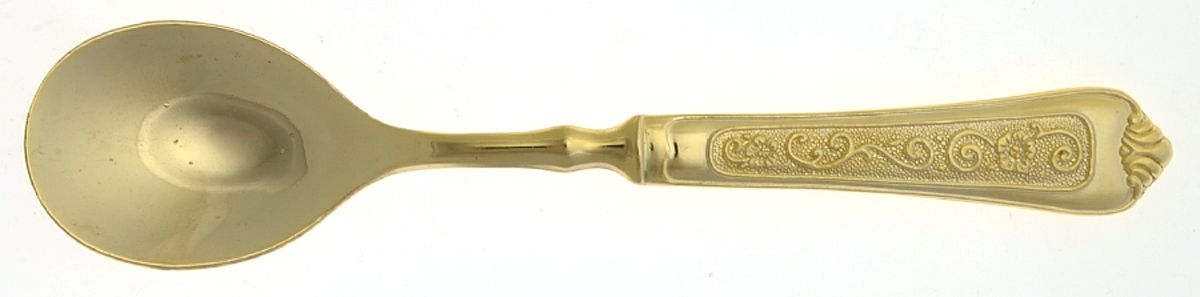 INS315 (GOLD ELECTROPLATE) Place/Oval Soup Spoon by International Silver-1