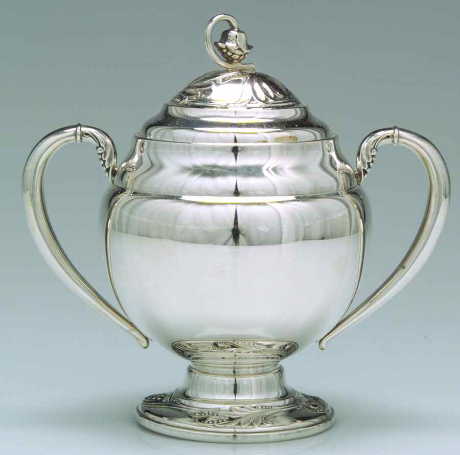Spring Glory (Sterling, Hollow, C369) Sugar Bowl & Lid by International Silver-1
